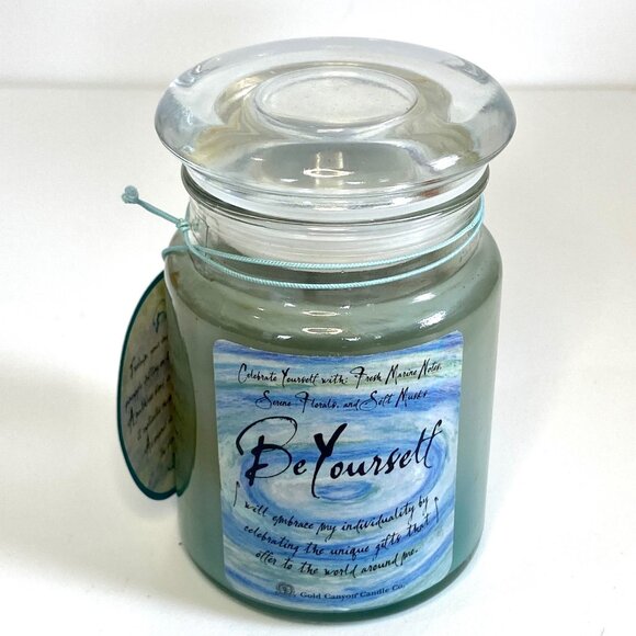 "Be Yourself" Gold Canyon 5 oz Candle - Great Scent - Picture 1 of 7